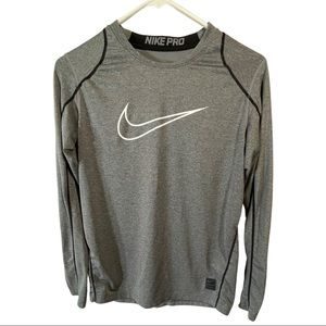 Nike gray Pro fitted Dri-fit shirt size: youth XL